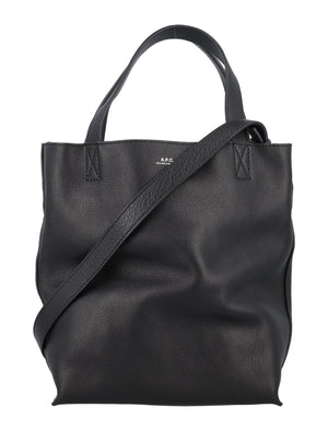 A.P.C. Mini Leather Shopper Tote Handbag - 24cm x 21cm x 7cm