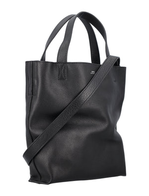 A.P.C. Mini Leather Shopper Tote Handbag - 24cm x 21cm x 7cm