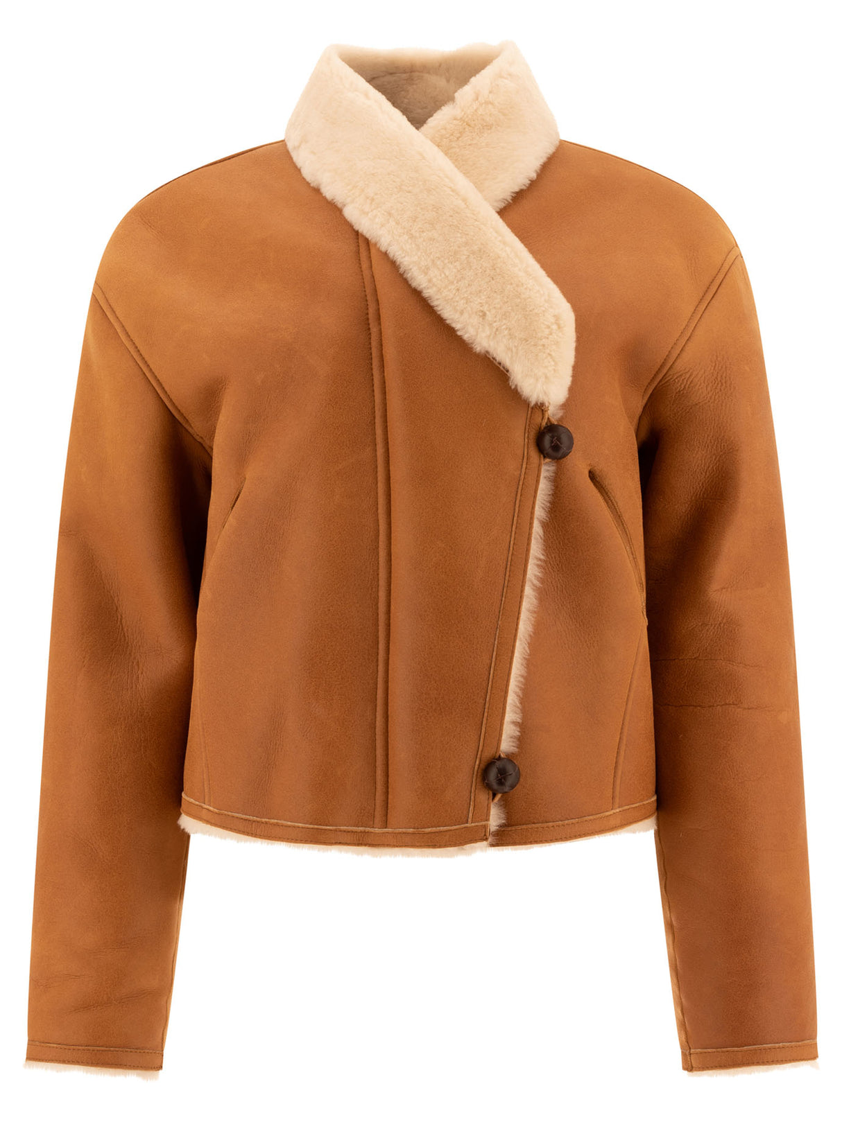 ISABEL MARANT Boxy Fit Shearling Jacket for Women - FW24 Collection