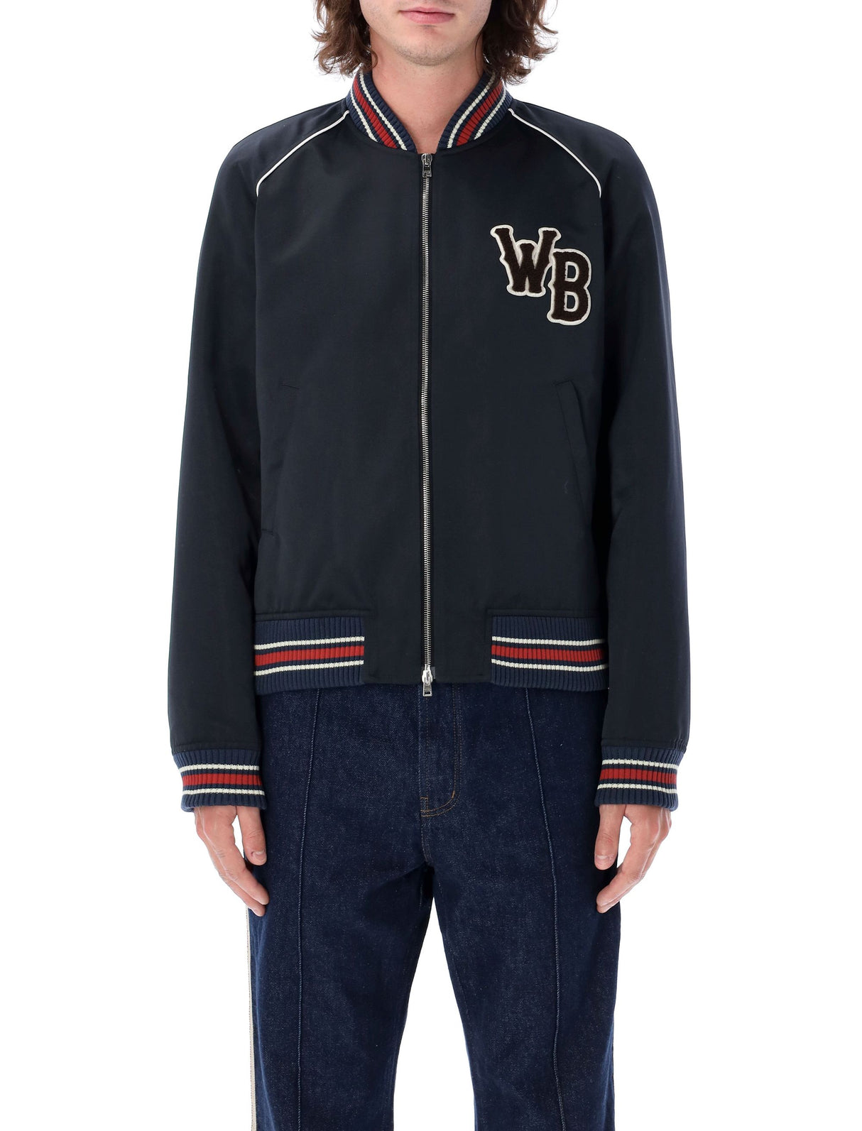 WALES BONNER Marvel Varsity Jacket - Size 50