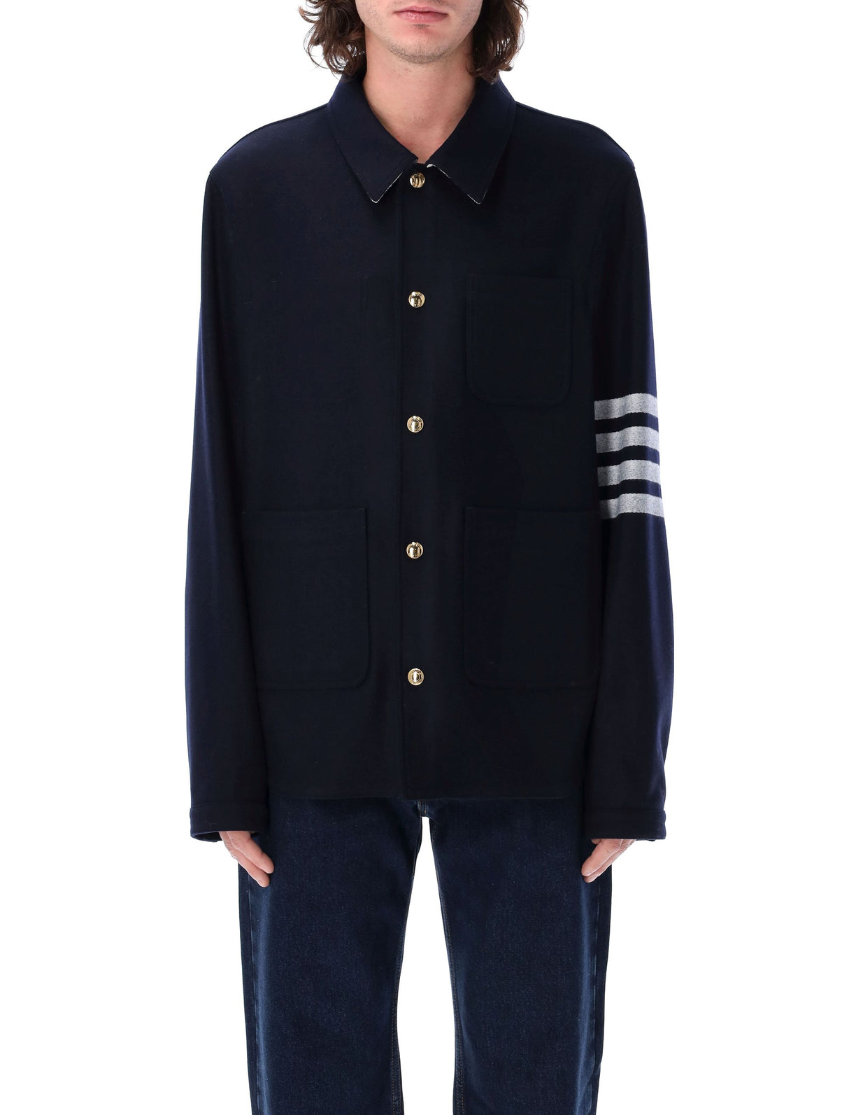 THOM BROWNE Utility Patch Pocket Jacket - Size 4