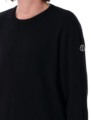 MONCLER RICK OWENS Oversized Round Neck Sweater - Size L