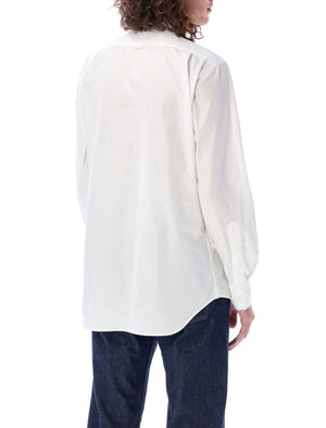 THOM BROWNE Classic White Oversized Oxford Shirt - Size 4