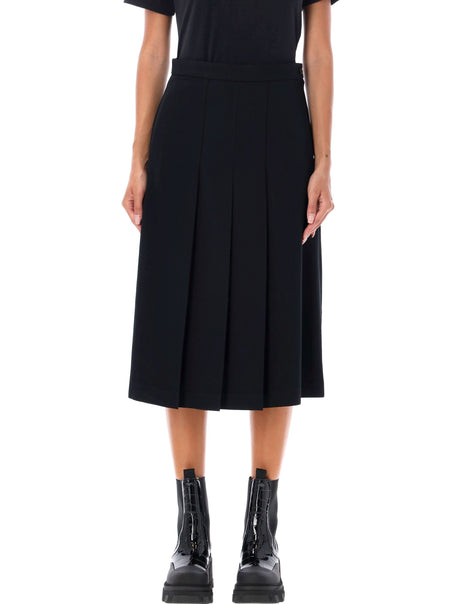 COMME DES GARÇONS High-Waisted Pleated Midi Skirt