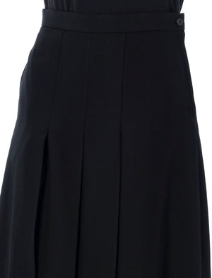 COMME DES GARÇONS High-Waisted Pleated Midi Skirt