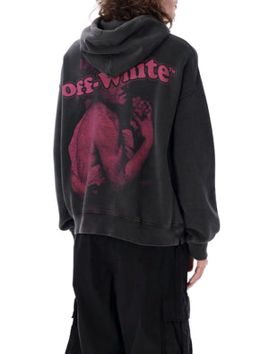 OFF-WHITE Pink Bacchus Skate Hoodie