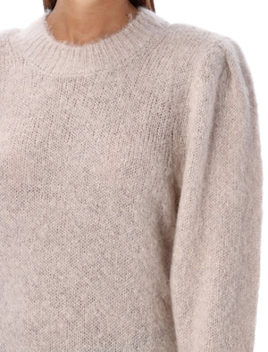 ISABEL MARANT ETOILE Oversized Wool-Blend Crewneck Sweater - Size 36