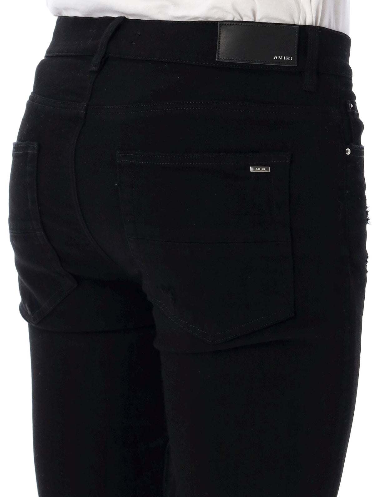 AMIRI Stacked Black Jeans