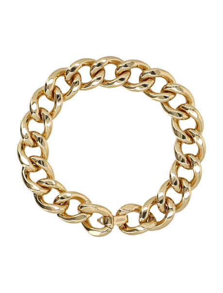 ISABEL MARANT Glamorous Gold-Tone Statement Chain Necklace