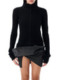 RICK OWENS Runway Headon Double Lupetto Sweater - Women's Size S