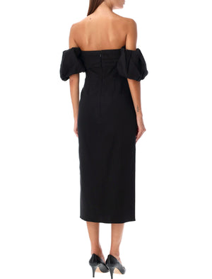 ISABEL MARANT Elegant Off-Shoulder Midi Dress