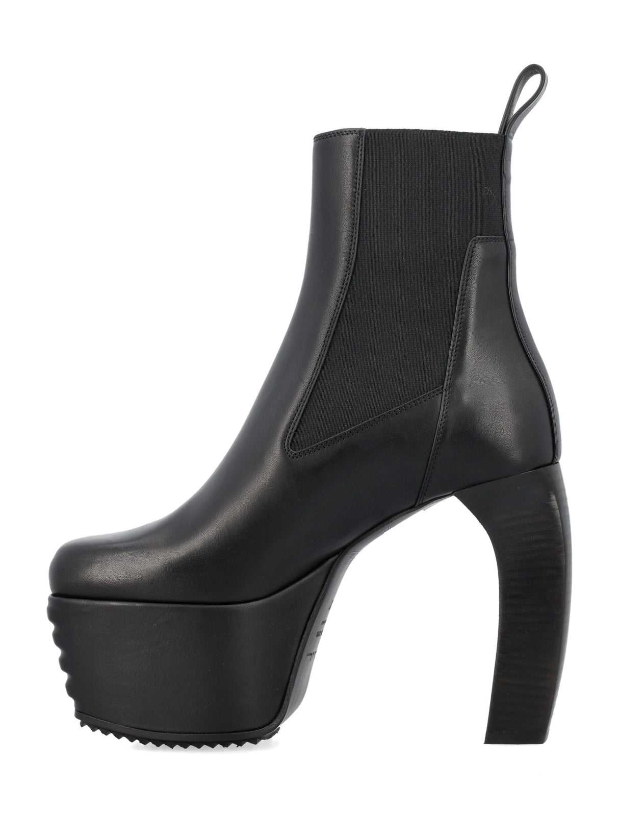 RICK OWENS Banana Platform Leather Boots