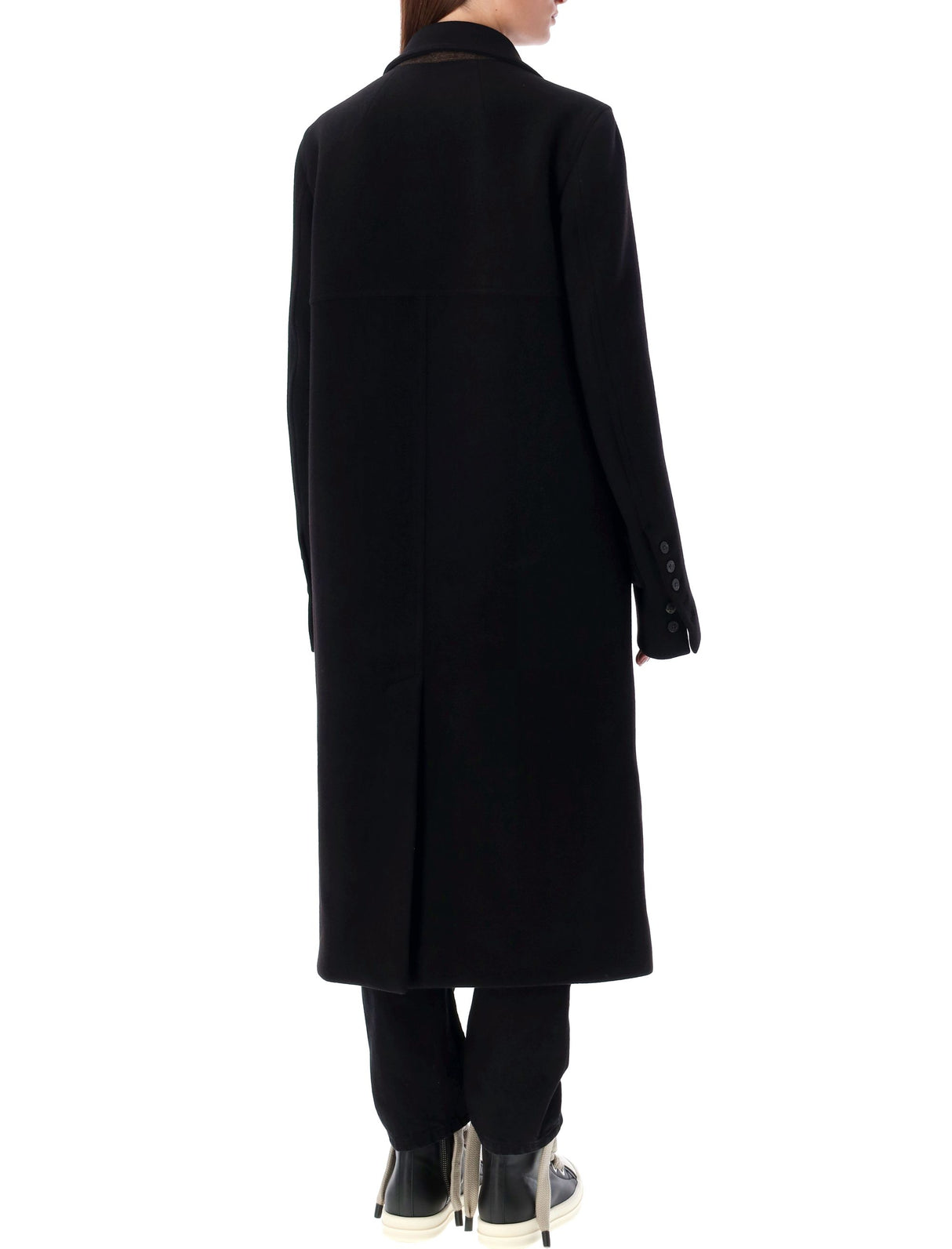 RICK OWENS Elegant Officer Wool Jacket