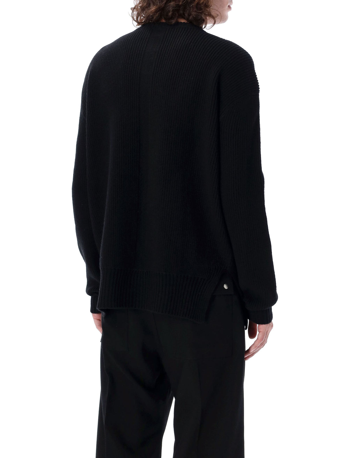 RICK OWENS Luxury Wool Fisherman Sweater