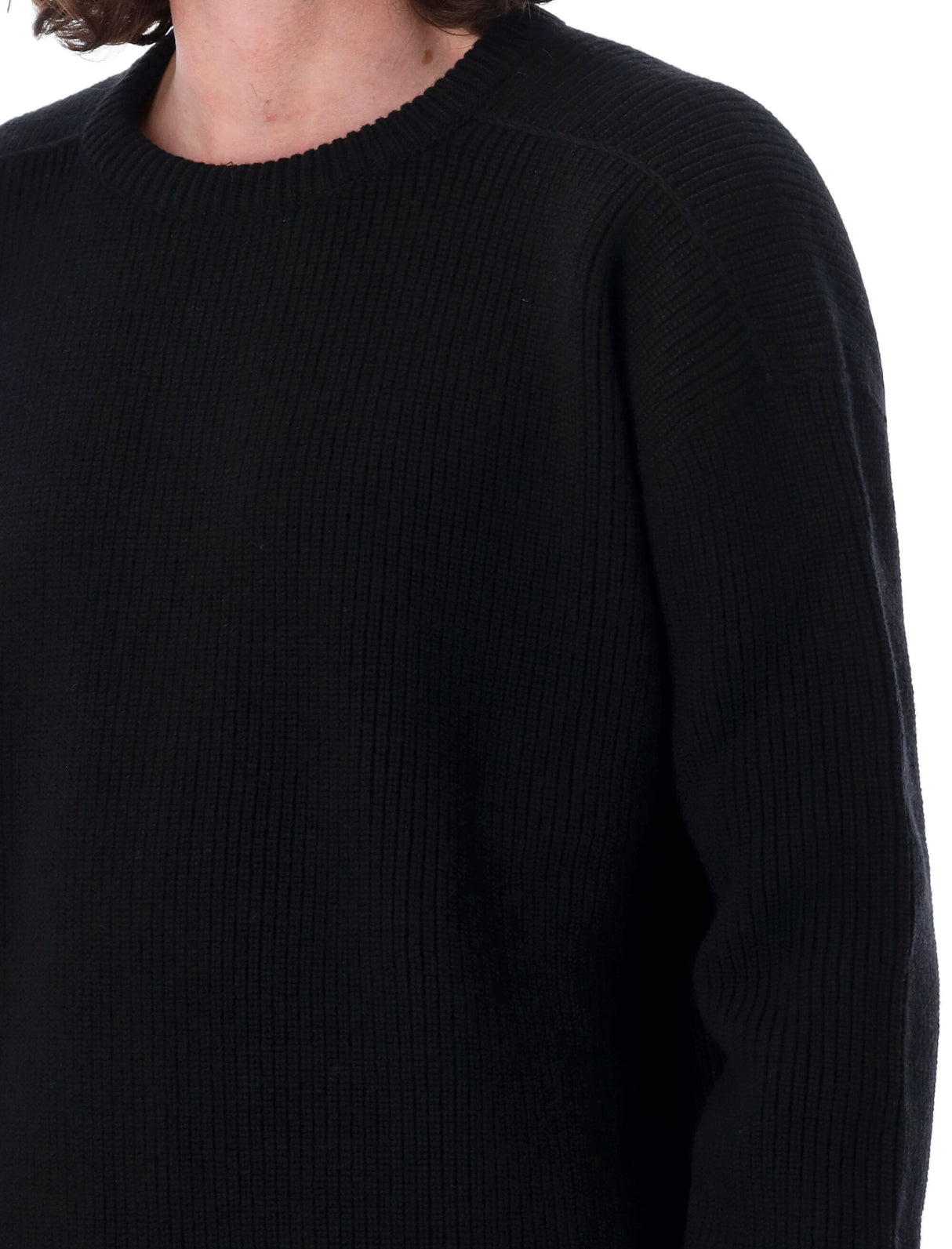 RICK OWENS Luxury Wool Fisherman Sweater