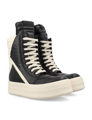 RICK OWENS Mega Geobasket High-Top Sneakers