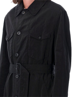 MAISON MARGIELA Reversible Classic Trench Coat with Belted Waist