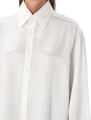 MAISON MARGIELA Elegant Long Silk Shirt