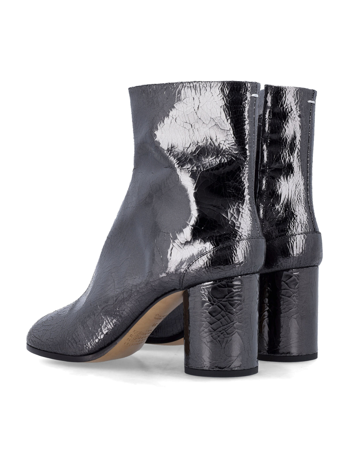 MAISON MARGIELA Contemporary Tabi Ankle Boots with Cylindrical Heel