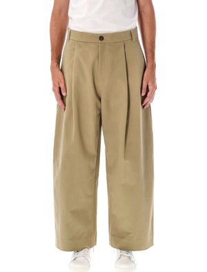 STUDIO NICHOLSON Relaxed Wide-Leg Chino Pants - Size L