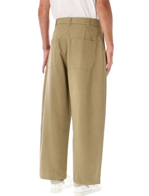 STUDIO NICHOLSON Relaxed Wide-Leg Chino Pants - Size L