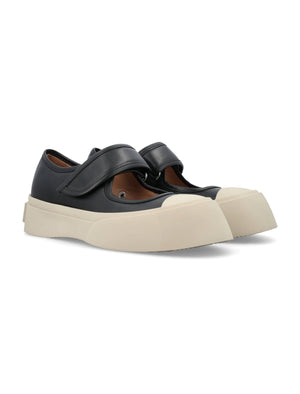 MARNI Chic Pablo Maryjane Leather Sneakers