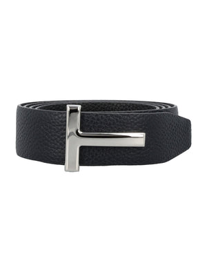 TOM FORD T GRAINY LEATHER BELT