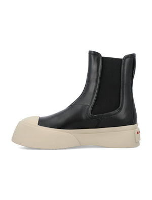 MARNI Sleek City Chelsea Boots with Chunky Platform Sole