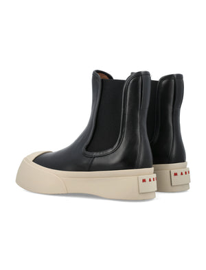 MARNI Sleek City Chelsea Boots with Chunky Platform Sole