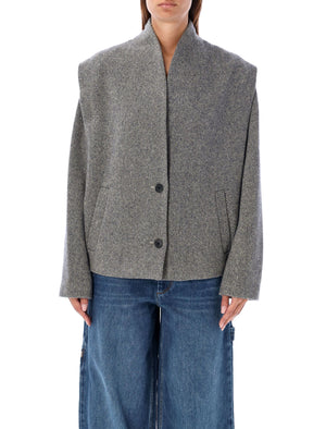 ISABEL MARANT ETOILE Etoile Herringbone Wool-Blend Jacket