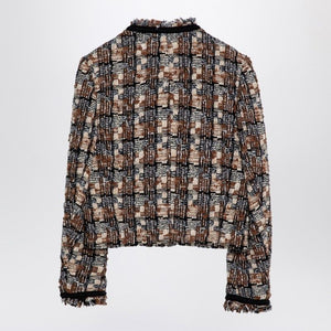 ISABEL MARANT Multicolor Wool-Blend Weave Jacket