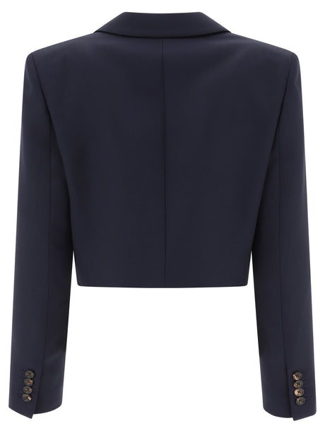 CHLOÉ Elegant Cropped Wool Spencer Jacket