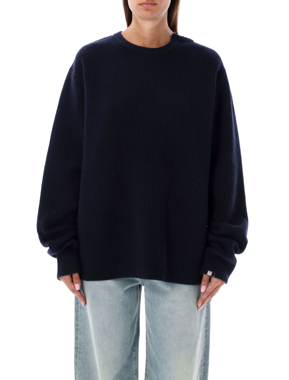 EXTREME CASHMERE Luxury Ribbed Cashmere Sweater