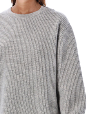 EXTREME CASHMERE Luxurious Grey Cashmere Sweater