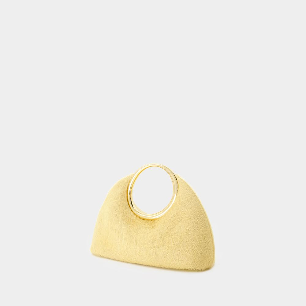 Yellow Coton & Cow Leather Handbag for Women from JACQUEMUS