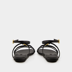 JACQUEMUS Chic Sheepskin Sandals - Mini Design for Women