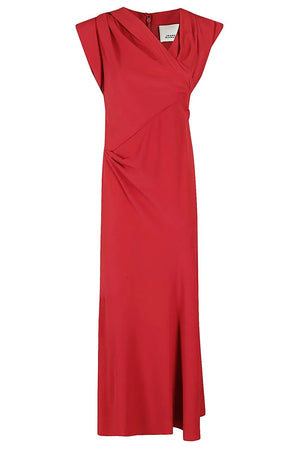 فستان أحمر للنساء من مجموعة صيف 2024