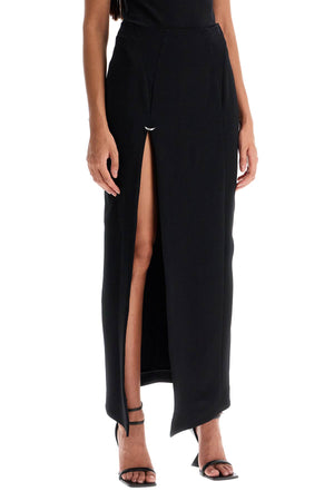 MUGLER Long Skirt with Piercing Detail - Size 36