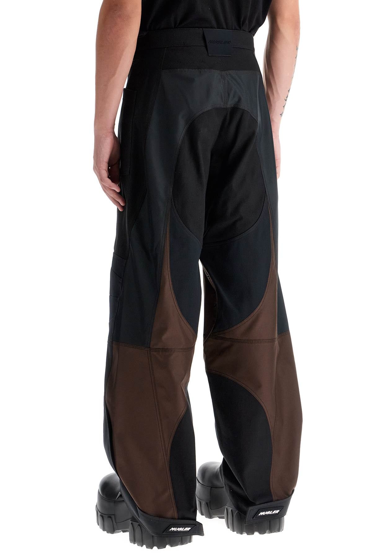 MUGLER Cargo Pants with Panel Construction - Relaxed Fit for Men