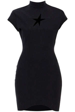 MUGLER Star Cut-Out Bodycon Mini Dress