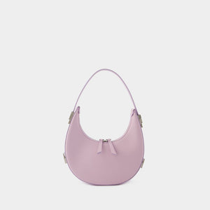 OSOI Elegant Mini Purple Leather Handbag