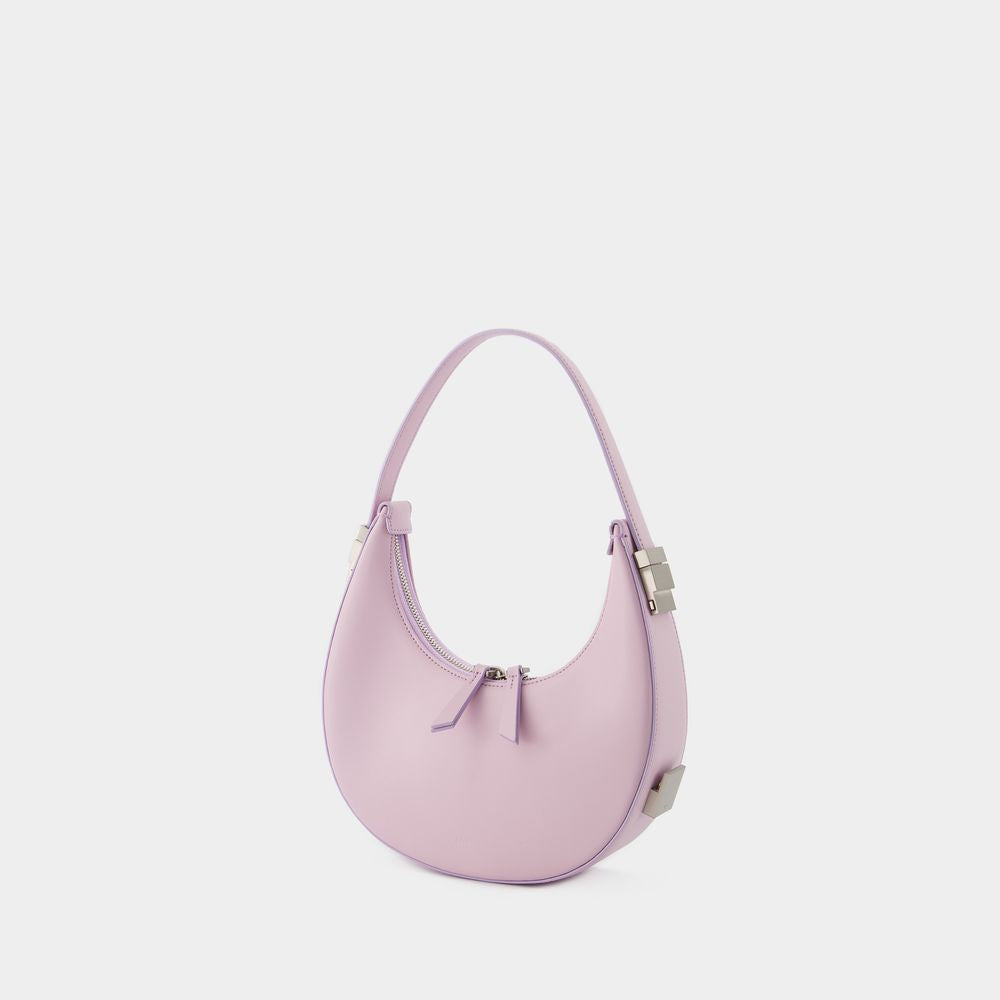 OSOI Elegant Mini Purple Leather Handbag