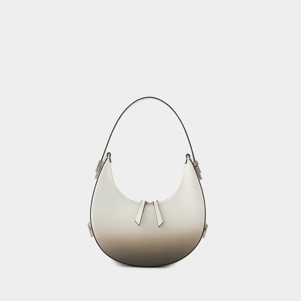 OSOI Chic Mini White Leather Handbag