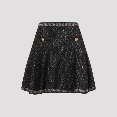 GIAMBATTISTA VALLI Chic Boucle Loop Mini Skirt for Women