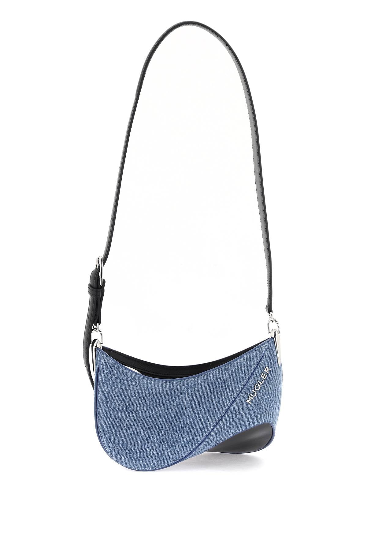 MUGLER Curve Mini Handbag - 23cm x 15cm x 11cm