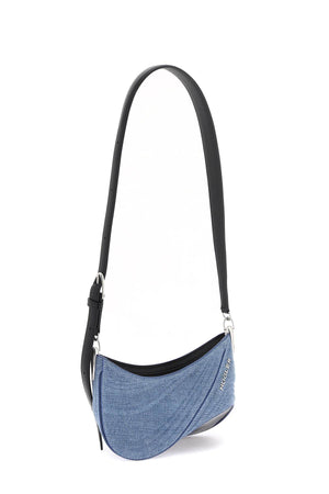 Blue Denim Spiral Shoulder Bag (女性用)