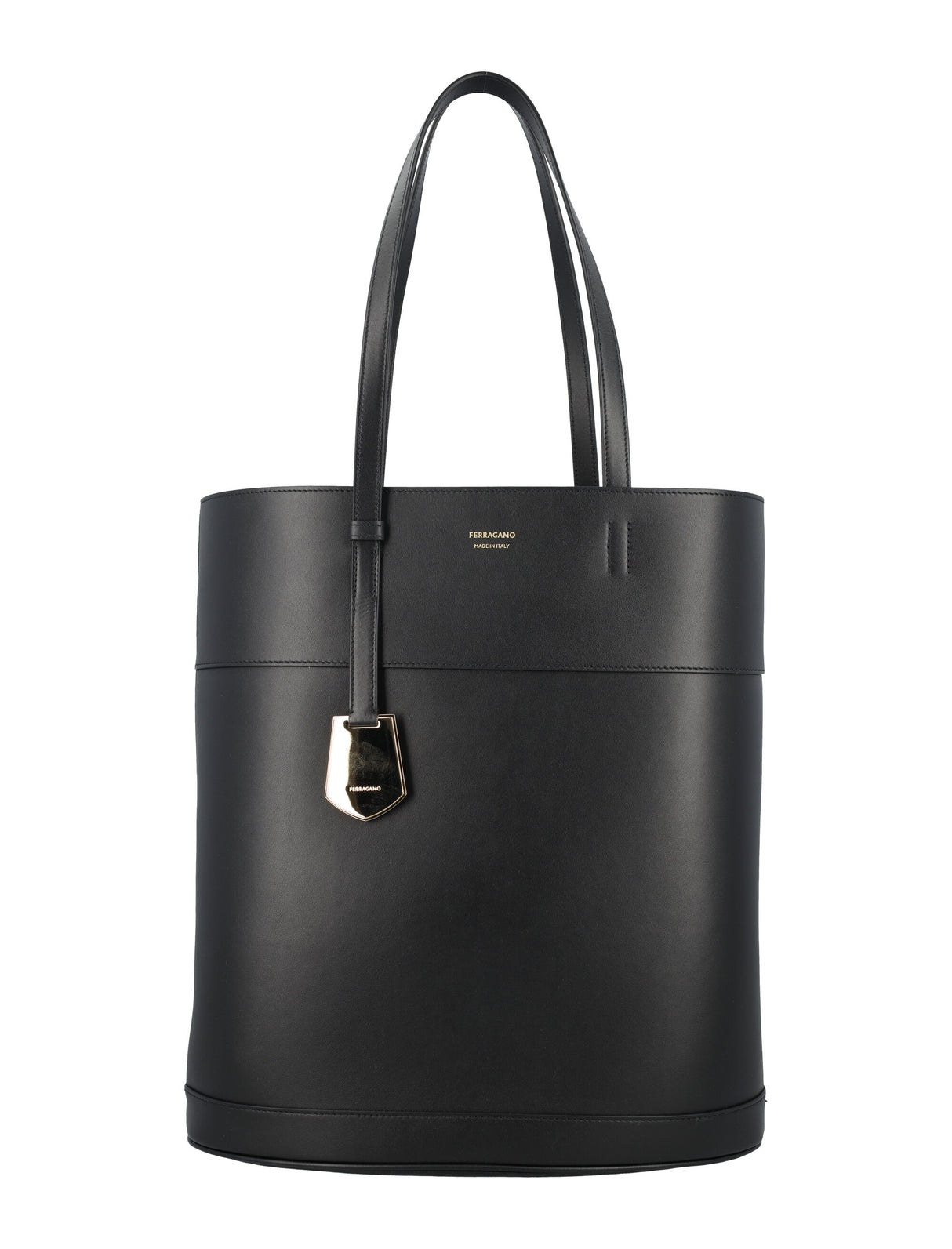 FERRAGAMO Classic Leather Tote Handbag for Women - Seasonal Must-Have