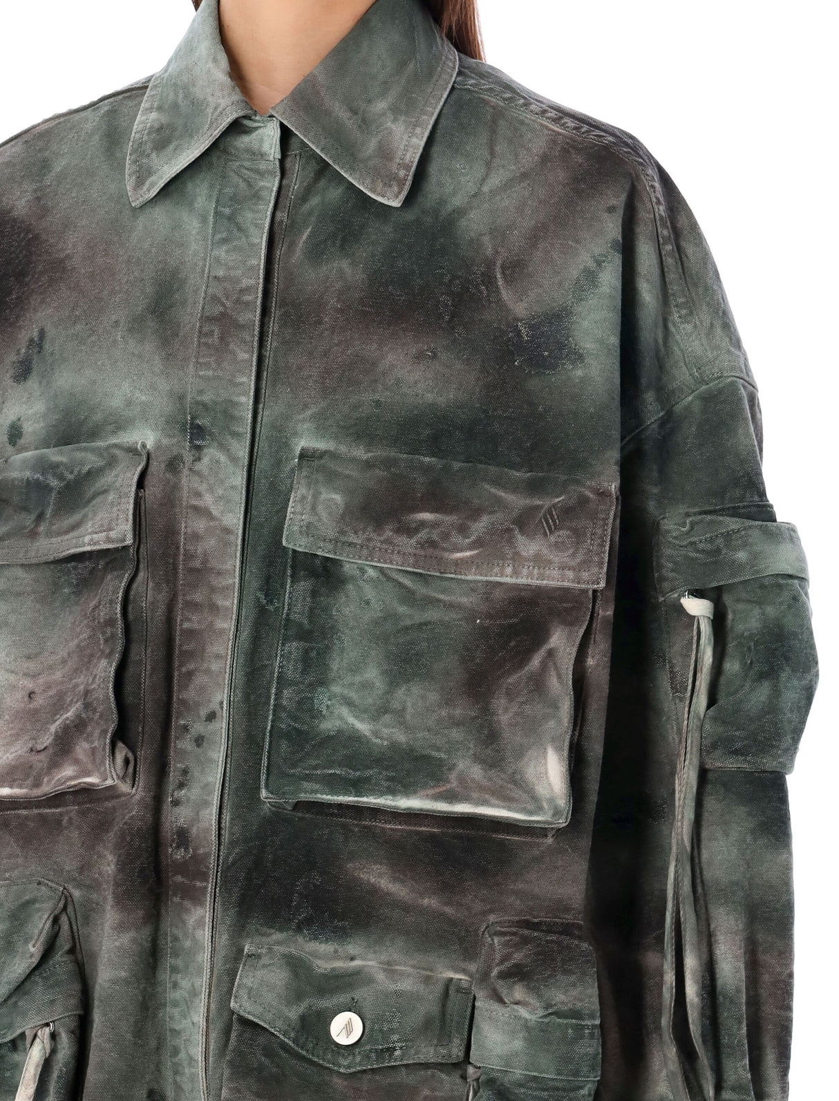 Women's Overshirt Jacket in Camouflage for SS24