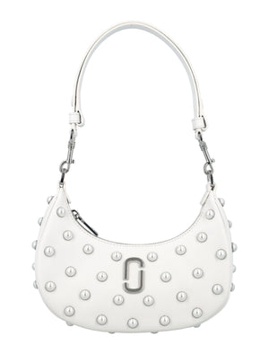 Pearl Curve Handbag - White