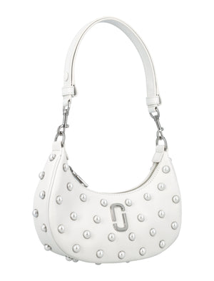 Pearl Curve Handbag - White